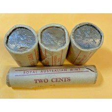 AUSTRALIA 1980, 1982 . TWO 2 and FIFTY 50 CENTS . RAM ROLLS